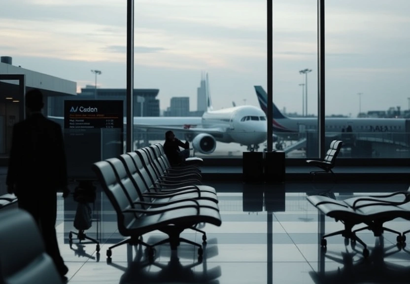 Representação visual de US Plans to Extend Newark Airport Flight Reductions Until October 2026