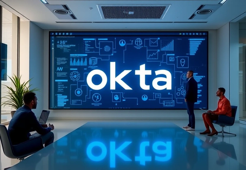 Representação visual de Okta Boosts Annual Projections Amid Soaring Demand for Cybersecurity Solutions