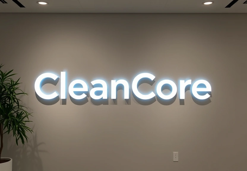 Representação visual de CleanCore Solutions Shares Plummet Following Massive $1.15B ATM Offering