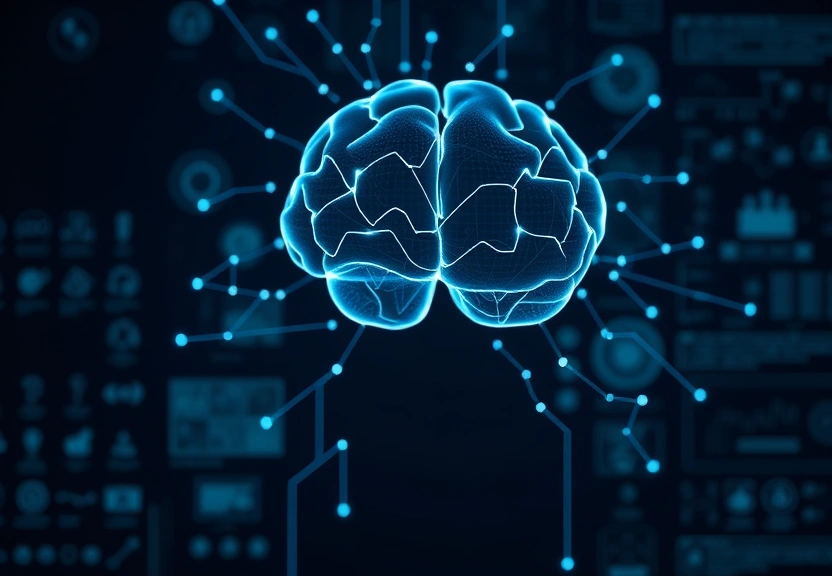 Representação visual de Psicologia e IA: transformar o trabalho sem perder o toque humano